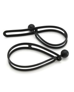 BLBBBRT01-BK image(0) - Blubird Rapid Tie 16" Non Marring Adjustable Extendable Strap, Patented, Made in USA - 2 Pack - Black