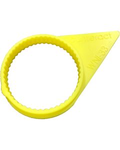 COUWNI-33 image(0) - 33mm Loose Wheel Nut Indicator - Yellow (100-pack)