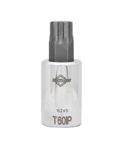 MAY16245 image(0) - Mayhew Mayhew T60IP Torx Plus&reg; Short Insert Socket Bit, 1/2-Inch Drive