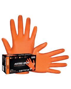 SAS66572 image(0) - Box of 100 Astro-Grip Dual-Sided Scale Grip Latex-Free Disp. Gloves, M