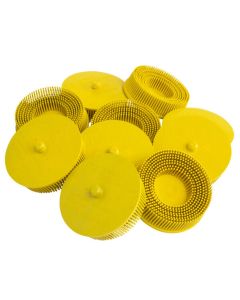 SRK13363 image(0) - Shark Industries 3" Yellow Finger Disc - 80 Grit - 10 Pk