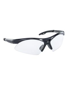 SAS540-0210 image(0) - SAS Safety Diamondback Safe Glasses w/ Black Frame and Clear Lens in Clamshell