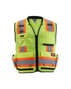 MLW48-73-5164 image(0) - Milwaukee Tool Class 2 Surveyor's High Visibility Yellow Safety Vest - 4XL/5XL