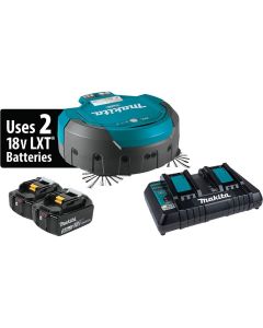 MAKDRC200PT image(0) - Makita 18V X2 LXT Lith-Ion Brushless Cordless Robotic Vacuum Kit (5.0Ah)