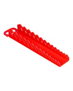 Ernst Mfg. 14-Tool GRIPPER Stubby Wrench Organizer-Red