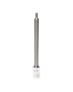 MAY16459 image(0) - Mayhew Mayhew 1/8-Inch SAE Hex Medium Insert Socket Bit, 1/4-Inch Drive