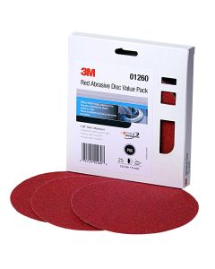 3M DISC VALUE PACK 01260 6 IN P80D 25/PACK