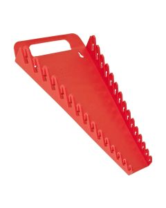 Ernst Manufacturing 15 Tool GRIPPER Wrench Organizer-Red