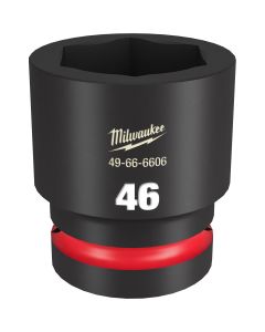 MLW49-66-6606 image(0) - Milwaukee Tool SHOCKWAVE Impact Duty  1"Drive 46MM Standard 6 Point Socket