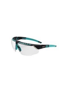 UVXS2880 image(0) - Uvex Avatar Glasses Blk/teal, Clear Hc