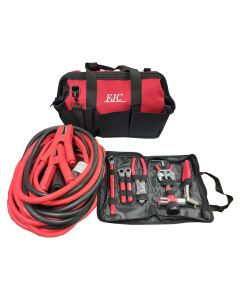 FJC45265BAG image(0) - BOOSTER CABLES IN TOOL BAG 2/0 GA. 25 FT - 800 AMP CLAMP - COM DUTY