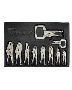 VGPIRHT82596 image(0) - Vise Grip LOCKING PLIERS 10PC FASTREL TRAY ST