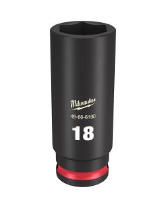 MLW49-66-6160 image(0) - SHOCKWAVE Impact Duty 3/8"Drive 18MM Deep 6 Point Socket