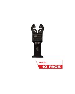 MLW49-25-1109 image(0) - Milwaukee Tool OPEN-LOK 1-3/8" HCS Wood Multi-Tool Blades 10PK