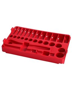 MLW48-22-9481T image(1) - Milwaukee Tool 28pc 3/8" Drive SAE Ratchet and Socket Tray