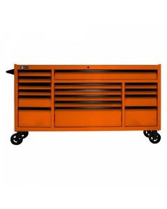 HOMOG04072160 image(0) - 72 in. RS PRO 16-Drawer Roller Cabinet with 24 in. Depth, Orange