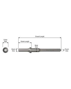 AJXA1104 image(0) - Ajax Tool Works #10 Roll Pin Driver, 3/8"