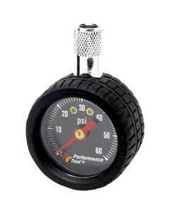 WLMW1915 image(2) - Wilmar Corp. / Performance Tool TIRE PRESSURE GAUGE-BLACK-DIAL