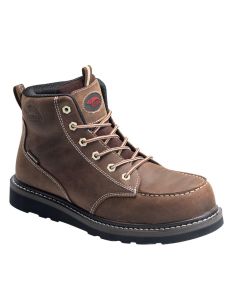 FSIA7607-12W image(0) - Avenger Work Boots Wedge Series &hyphen; Men's Boots - Soft Toe - EH|SR &hyphen; Brown/Black - Size: 12W
