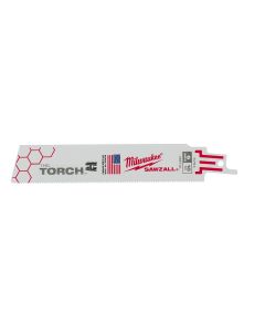 MLW48-01-2764 image(0) - Milwaukee Tool 6" 18 TPI The Torch SAWZALL Blades (10 Pk Bulk)