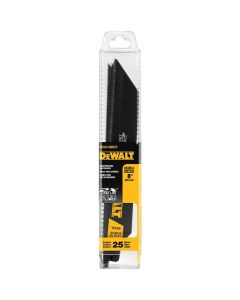 DeWalt Dewalt 8" 14 TPI Reciprocating Saw Blades - 25 Pack