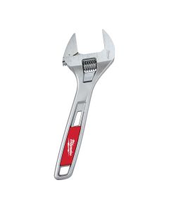 MLW48-22-7508 image(0) - Milwaukee Tool 8" WIDE JAW CHROME PLATED ADJUSTABLE WRENCH