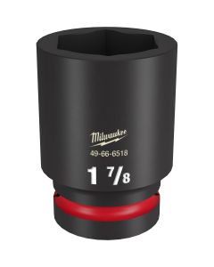 MLW49-66-6518 image(0) - Milwaukee Tool SHOCKWAVE Impact Duty  1"Drive 1-7/8" Deep 6 Point Socket