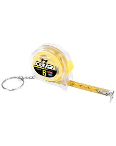 WLMW5046 image(0) - 6' X 1/2" Clear Tape Measure
