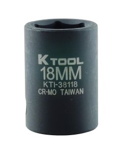 KTI38118 image(1) - K Tool International SOC 18MM 1/2D IMP 6PT