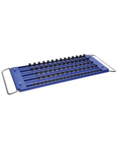 MTSLASTRAYB6PACK image(0) - 5-Row Lock-A-Socket Tray 6 Pack (Blue)