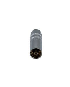 VIMMSPMTWU14M image(0) - VIM TOOLS 14MM 12PT MAGNETIC THIN WALL SPRING-LOADED UJ SPARK PLUG SOCKET - 3/8'' DR.