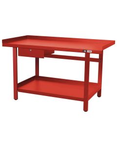 INT3995 image(1) - American Forge & Foundry AFF - Heavy-Duty Workbench - 61" x 31" - 1 Drawer - 1,300 lbs Capacity