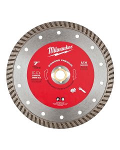 MLW49-93-8018 image(0) - Milwaukee Tool 7" Diamond Premium Turbo
