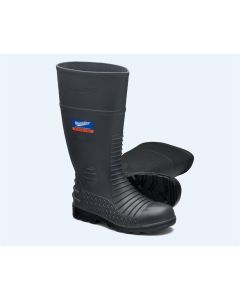BLU028-012 image(0) - Steel Toe Gumboots-Waterproof, Metarsal Guard, Puncture Resistant Midsole, Grey, AU size 12, US size 13