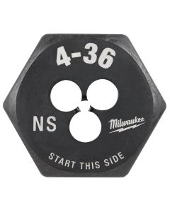 MLW49-57-5307 image(0) - Milwaukee Tool 4-36 NS 1-Inch Hex Threading Die