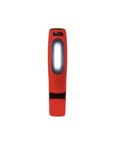 SCUSL137RU image(1) - Schumacher Electric Rechargeable Worklight, 360 Swivel Deluxe RED