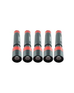 K Tool International 5 pack of Rechargeable 250 Lumen Flashlight CREE LED XPG