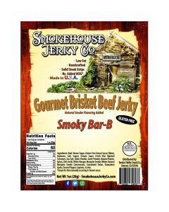 THS700425-409463 image(0) - Smokehouse Jerky Smoky Barbecue Brisket Beef Jerky - GLUTEN FREE 3oz