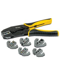 TIT11950 image(0) - TITAN 7-PC RATCHETING TERMINAL CRIMPING SE