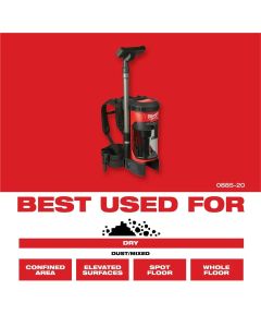 MLW0885-20 image(10) - Milwaukee Tool M18 FUEL 3-in-1 Backpack Vacuum