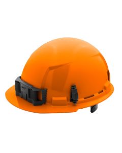 MLW48-73-1132 image(1) - Milwaukee Tool BOLT Orange Front Brim Hard Hat w/6pt Ratcheting Suspension (USA) - Type 1, Class E