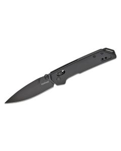 KER2051BLK image(0) - Kershaw Mini Iridium Black Manual Open DuraLock Mini-Size EDC Folding Pocket Knife