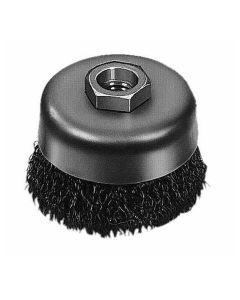 MLW48-52-5060 image(0) - Milwaukee Tool 3" WIRE CUP BRUSH, CRIMPED, CARBON STEEL