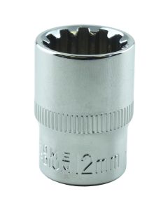 K Tool International SPLINE SOC 1/4" DR 12MM