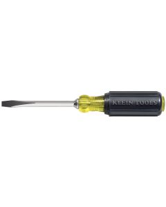 KLE600-4 image(1) - Klein Tools Screwdriver Cushn-Grip Sq-Shank Keystone 1/4"x4"