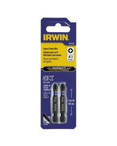 IRWIWAF32PH32 image(0) - Irwin Industrial Phillips Impact Bit No. 3