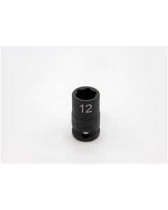 VIM 12MM X 3/8'' DR. CR-MO IMPACT SOCKET - SHALLOW