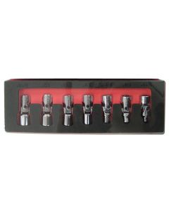 AST7407 image(2) - Astro Pneumatic 7pc Flex Socket Set-6 Point SAE