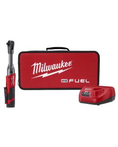 MLW2560-21 image(1) - Milwaukee Tool M12 FUEL 3/8" Extended Reach Ratchet Kit