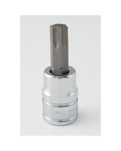 TIT68940 image(0) - TITAN 3/8" DR T40 TORX BIT SOCKET